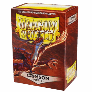 protectores estándar dragon shield crimson