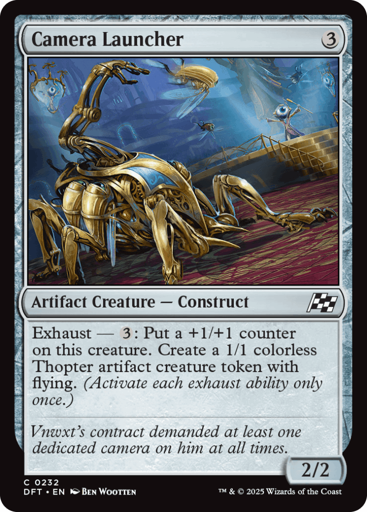 camera launcher foil