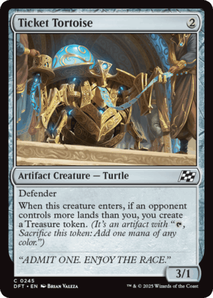 ticket tortoise foil