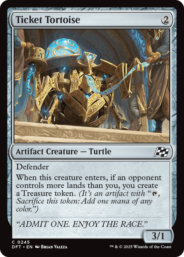 SINGLES MTG ticket tortoise foil