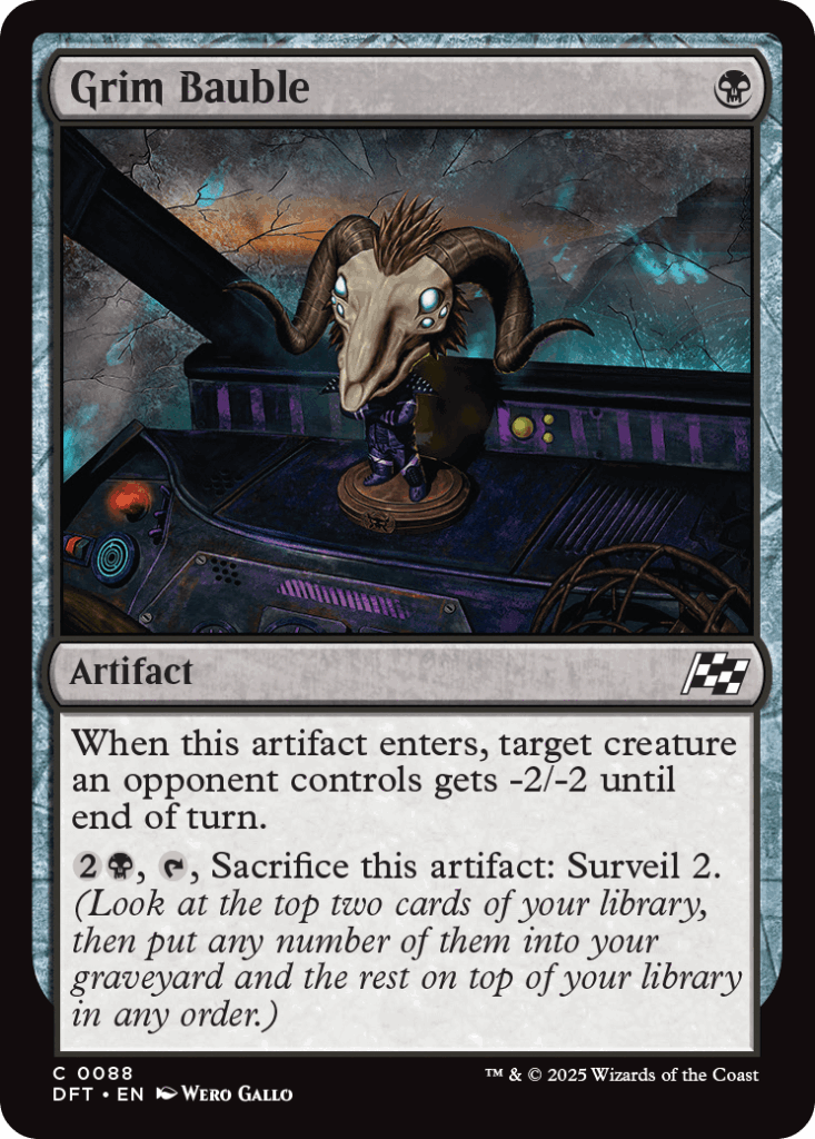 grim bauble foil