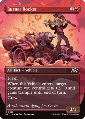burner rocket foil