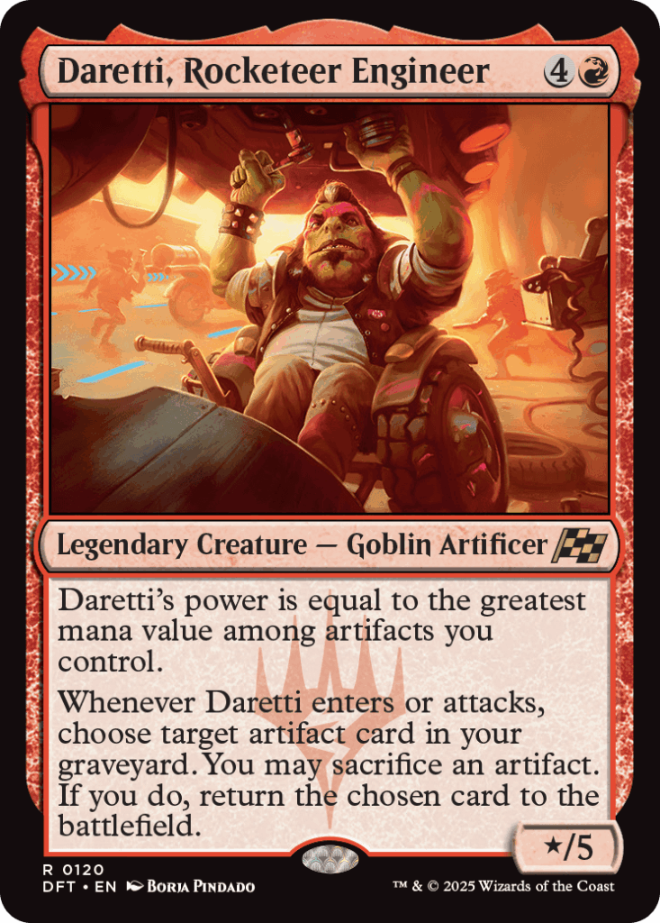daretti, rocketeer engineer