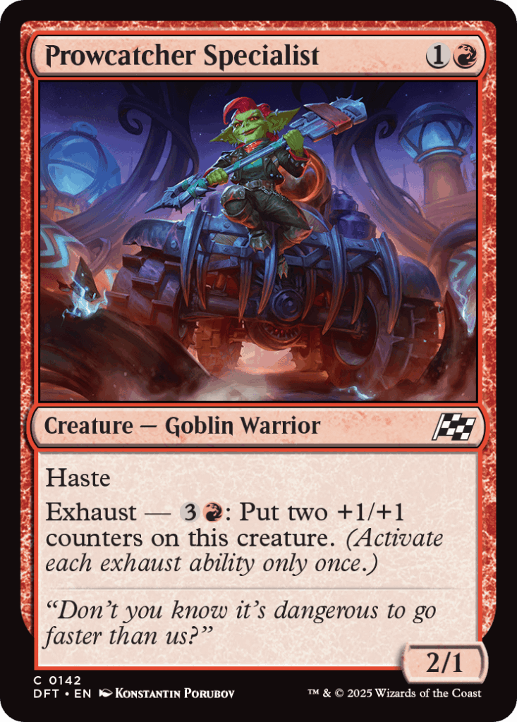 SINGLES MTG prowcatcher specialist