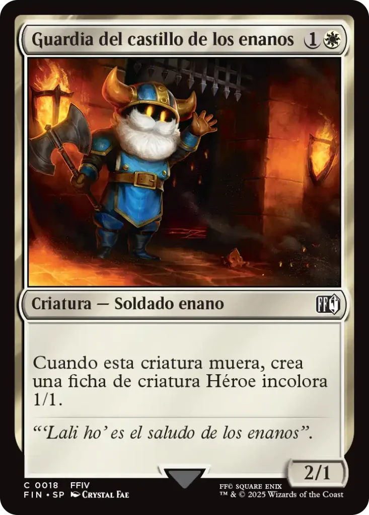 guardia del castillo de los enanos