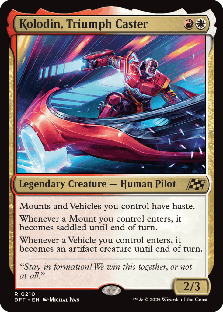 kolodin, triumph caster foil
