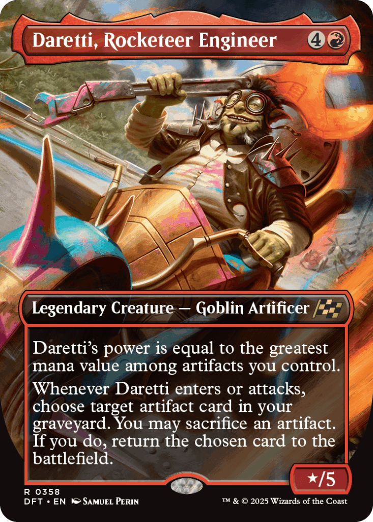 daretti, rocketeer engineer