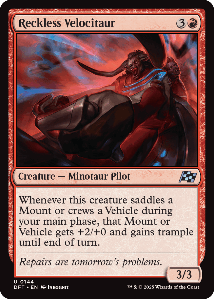 reckless velocitaur