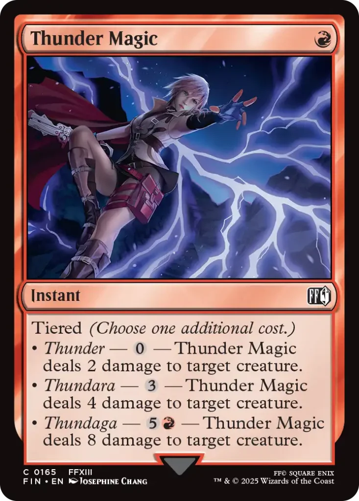 SINGLES MTG thunder magic