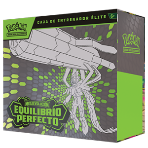 Página de inicio caja de entrenador Élite de megaevolución equilibrio perfecto